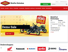Tablet Screenshot of motoportrotterdam.nl